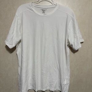 ExOfficio White Give-N-Go 2.0 Sport Mesh Shirt Crew Neck Short Sleeve